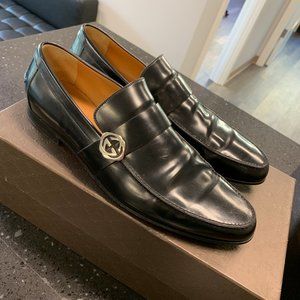 RARE Gucci leather loafers black